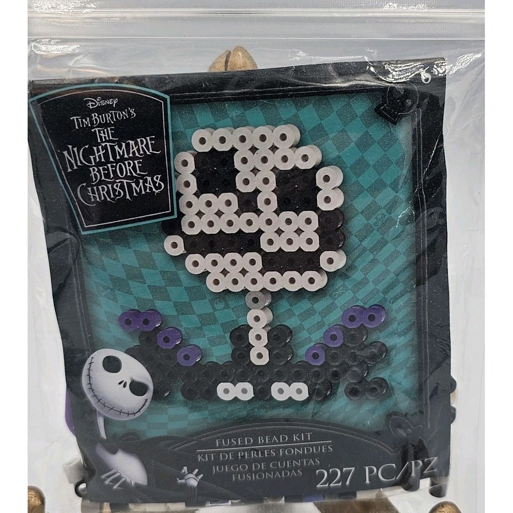 Disney Nightmare Before Christmas Fused Bead Kit Jack Skellington NEW Craft Set
